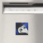 Plague Doctor Mask Magneet (Insitu (Vaatwasser))