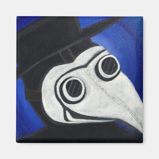 Plague Doctor Mask Magneet (Voorkant)