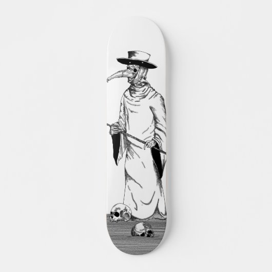 Plague Doctor - Ontwerp skateboard (Voorkant)