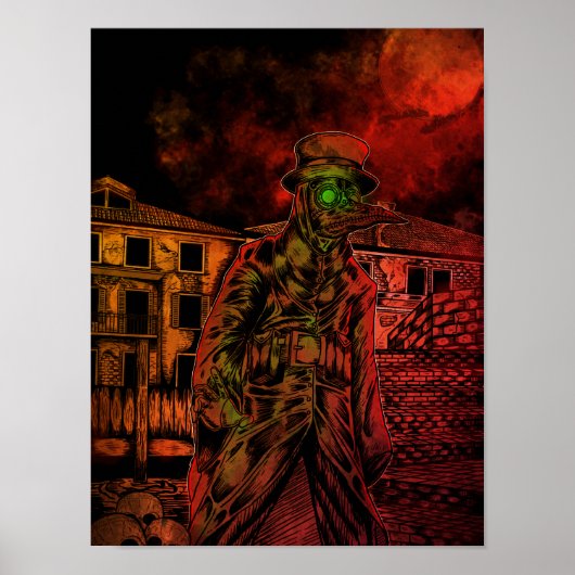 Plague Doctor Poster (Voorkant)