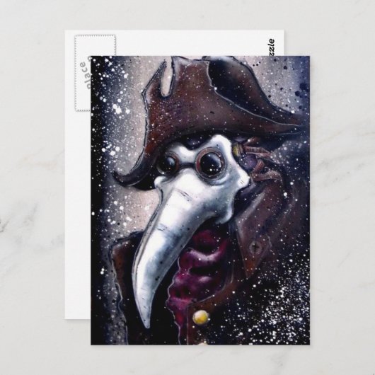 Plague Doctor-postkaarten Briefkaart (Voorkant / Achterkant)