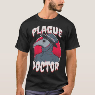 Plague Doctor Quarantine Halloween Costume Mannen  T-shirt
