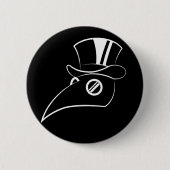 Plague Doctor Ronde Button 5,7 Cm (Voorkant)