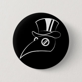 Plague Doctor Ronde Button 5,7 Cm
