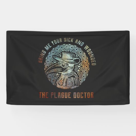 Plague Doctor Spandoek (Horizontaal)