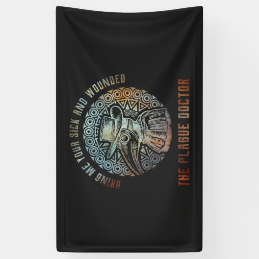 Plague Doctor Spandoek (Verticaal)