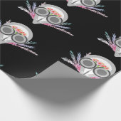 Plague Doctor Spooky Whimsical Halloween Cadeaupapier (Hoek)