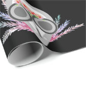 Plague Doctor Spooky Whimsical Halloween Cadeaupapier (Rol Hoek)