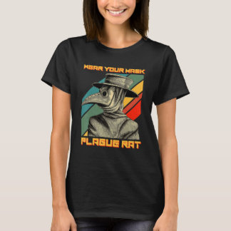 Plague Doctor Steampunk Medieval Draag uw masker T-shirt
