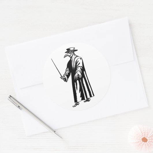 Plague Doctor Sticker (Envelop)