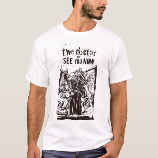Plague Doctor T-shirt (Voorkant)