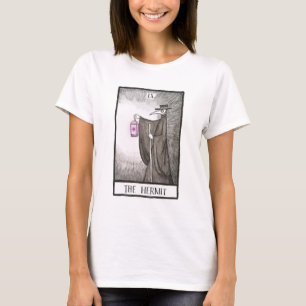 Plague Doctor Tarot Hermit Art Lockdown memento T-shirt