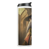Plague Doctor Thermal Tumbler Thermosbeker (Gedraaid links)
