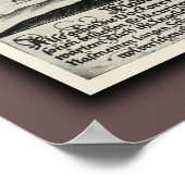 Plague Doctor's Beak Costume Rome Poster (Hoek)