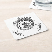 Plague Kartonnen Onderzetters (Schuin)