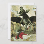 Plague van Arnold Bocklin, partij Halloween Kaart (Voorkant)