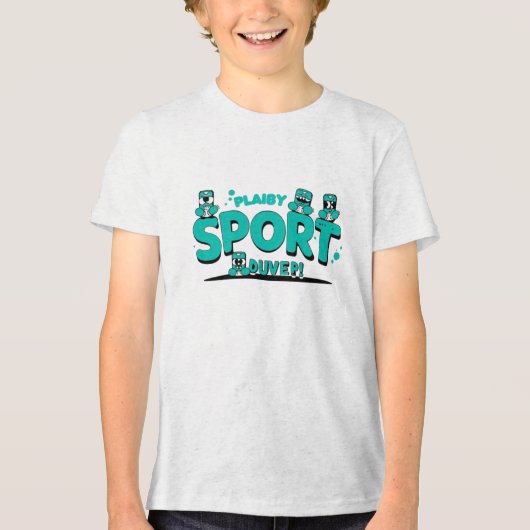 Plaiby Sport Cartoon T-shirt (Voorkant)