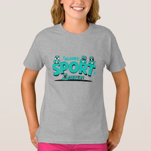 Plaiby Sport Cartoon T-shirt (Voorkant)