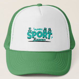 Plaiby Sport Cartoon T-shirt Trucker Pet