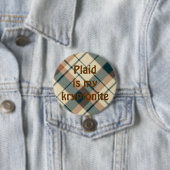 plaid025, Play is mykryptoniet Ronde Button 7,6 Cm (In situ)