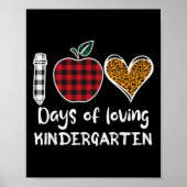 Plaid 100 dagen van liefdevolle kleuterschool lera poster (Voorkant)