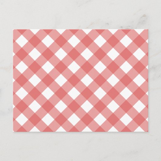 Plaid 1 Cayennepeper Briefkaart (Voorkant)