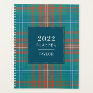 Plaid 2024 Rustieke Clan Wilson Tartan Planner