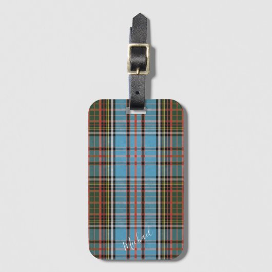 Plaid Anderson Classic Tartan Bagagelabel (Voorkant (verticaal))