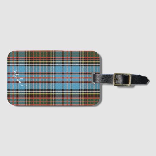 Plaid Anderson Classic Tartan Bagagelabel (Voorkant (horizontaal))