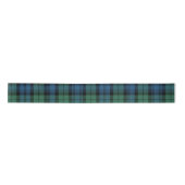 Plaid Blauw Groen Rustiek Campbell Tartan Satijnen Lint (Voorkant)