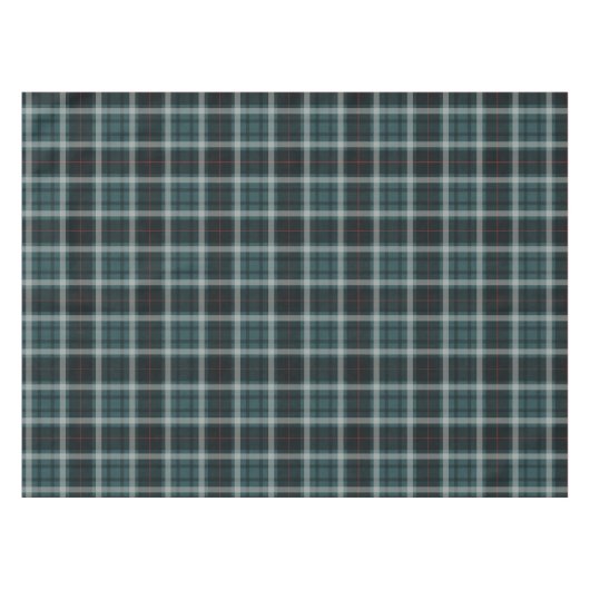 Plaid Blauwgroen Tafelkleed (Voorkant (Horizontaal))