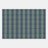 Plaid-Blue Green-Masculine Inpakpapier Vel (Voorkant 2)
