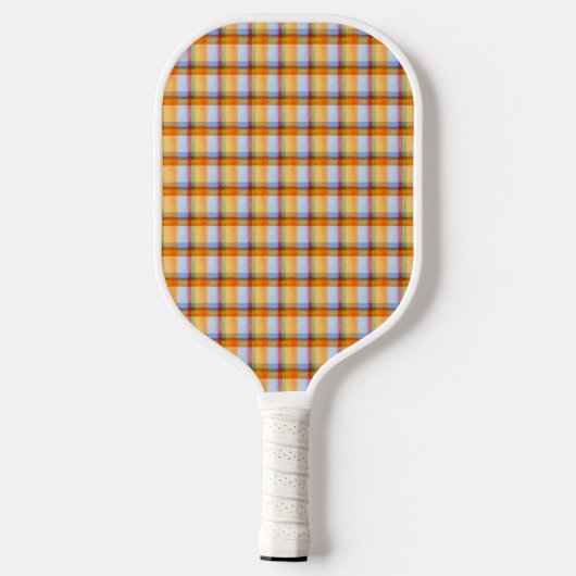 Plaid Bow Nostalgische gepersonaliseerde Picklebal Pickleball Paddle (Achterkant)
