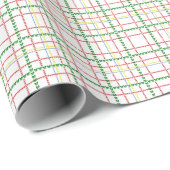 Plaid Bows Wrapping Paper Cadeaupapier (Rol Hoek)