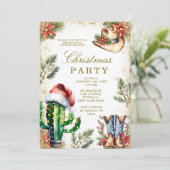  Plaid Brunch and Bubbly Gold Bridal Shower  Kaart (Staand voorkant)