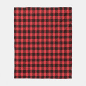 Plaid Buffalo Check Fleece Deken (Voorkant)