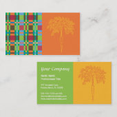 Plaid Carrots Bizcard Visitekaartje (Voorkant / Achterkant)
