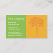 Plaid Carrots Bizcard Visitekaartje (Achterkant)