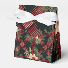 "Plaid Charm Gift Tas Box" Bedankdoosjes