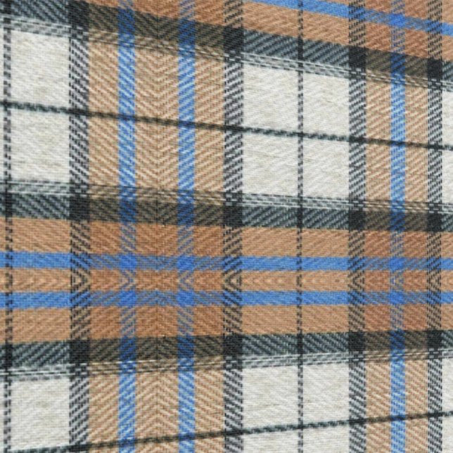 Plaid Checked Fabric Behang (Zoom)
