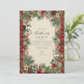  Plaid Christmas Kaart (Staand voorkant)