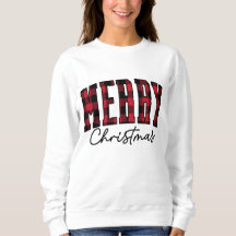 Plaid Christmas Sweatshirt | Vrouwenrood