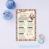 Plaid Christmas Wie is het meest als Game Kaart (Enkel)