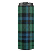 Plaid Clan Campbell Groen Blauw Check Tartan Thermosbeker (Achterkant)