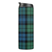 Plaid Clan Campbell Groen Blauw Check Tartan Thermosbeker (Geroteerd rechts)