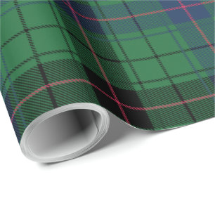 Plaid Clan Davidson Classic Rustieke Tartan Cadeaupapier