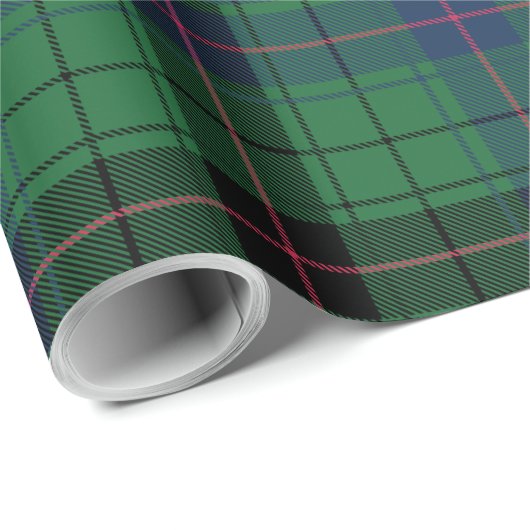 Plaid Clan Davidson Classic Rustieke Tartan Cadeaupapier (Rol Hoek)