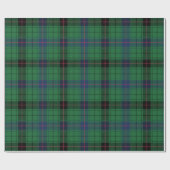 Plaid Clan Davidson Classic Rustieke Tartan Cadeaupapier (Vlak)