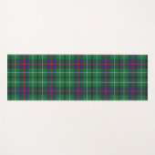 Plaid Clan Duncan Groen Blauw Check Tartan Yogamat (Voorkant (horizontaal))