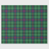 Plaid Clan Duncan Groene Paarse Tartan Cadeaupapier (Vlak)